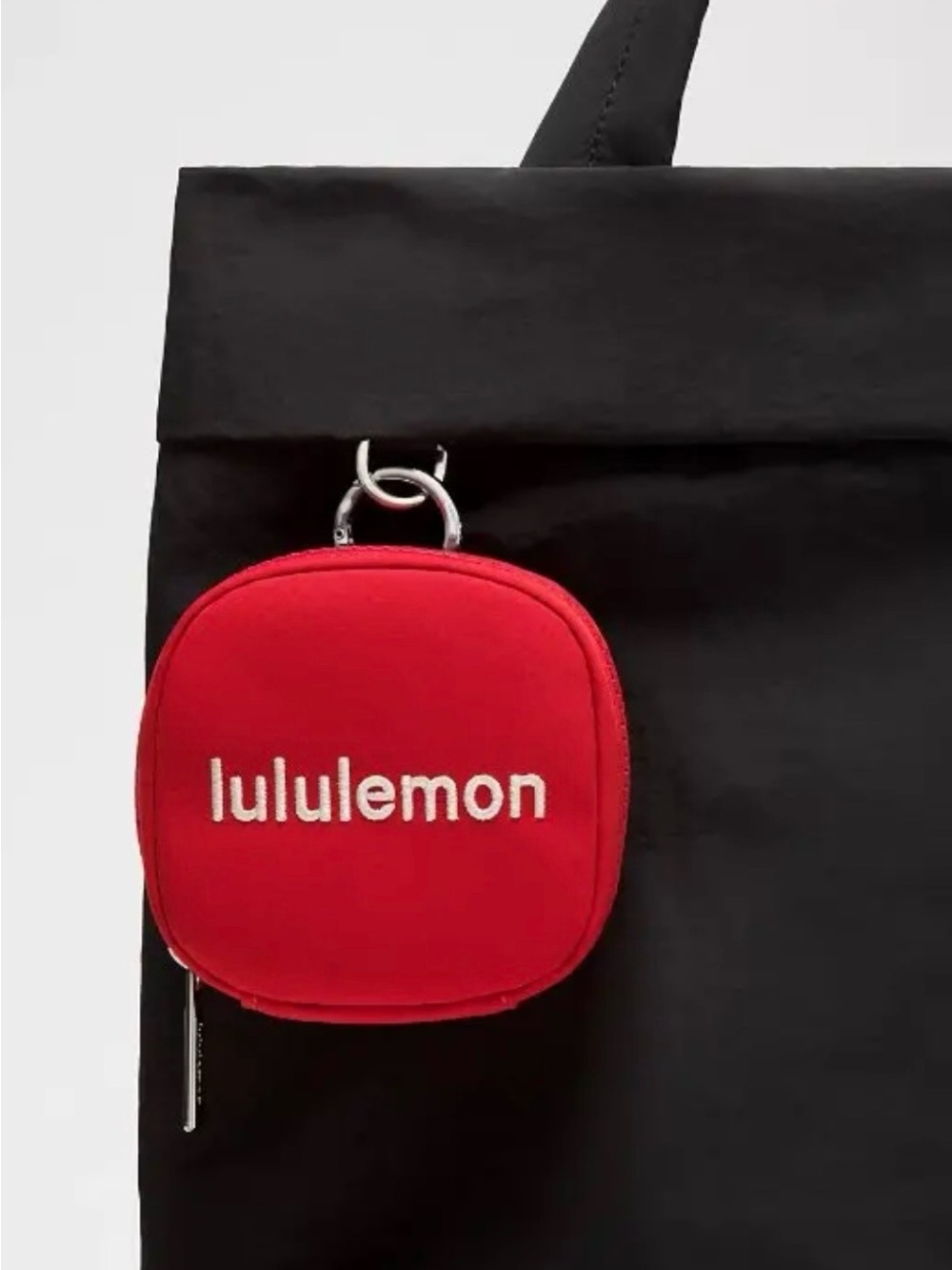 Lululemon athletica NWT Clippable Commuter Organizer Red Clip-On Mini Pouch